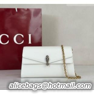 Buy Cheap Gucci Dionysus Small Shoulder Bag in White Leather 876531 2026