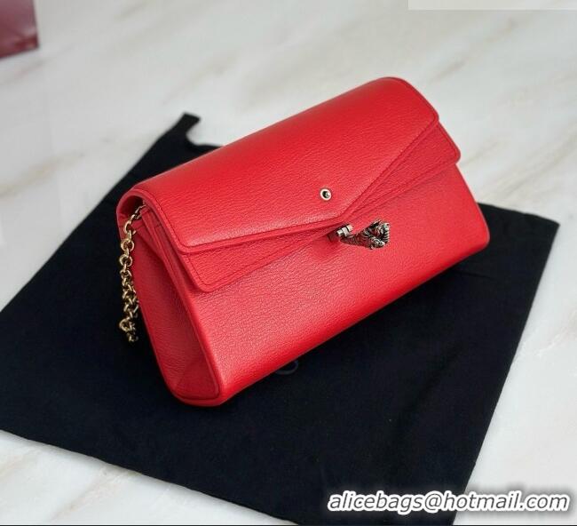​Top Design Gucci Dionysus Small Shoulder Bag in Leather 876531 Red 2026