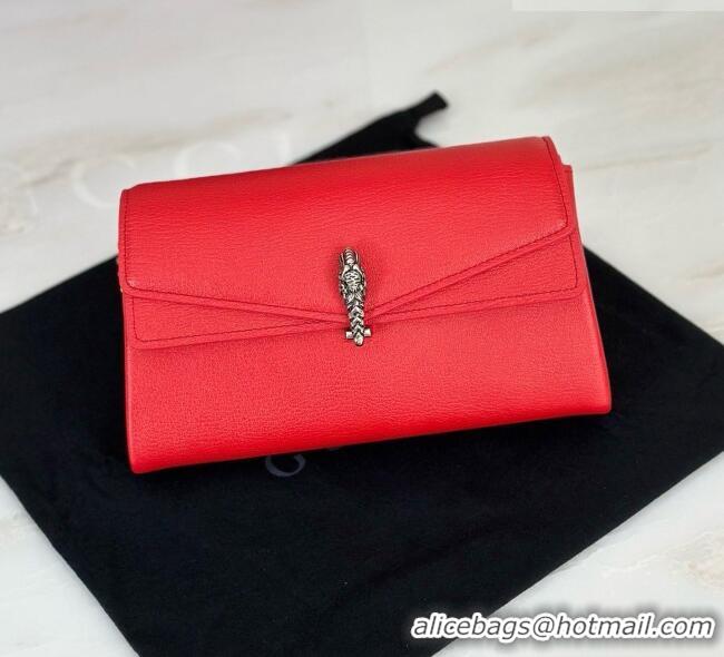​Top Design Gucci Dionysus Small Shoulder Bag in Leather 876531 Red 2026