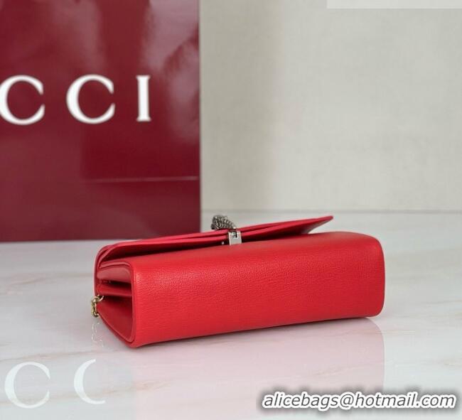 ​Top Design Gucci Dionysus Small Shoulder Bag in Leather 876531 Red 2026