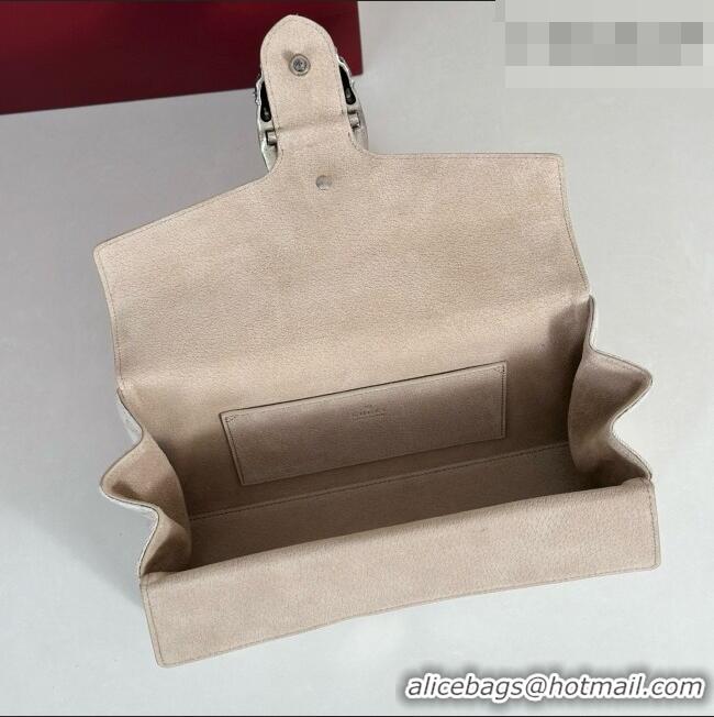 Low Price Gucci Dionysus Medium Shoulder Bag in White GG Canvas 874735 2026