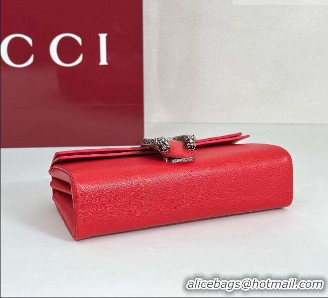 Modern Promotional Gucci Dionysus Medium Shoulder Bag in Red Leather 874735 2026