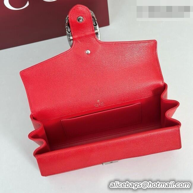 Modern Promotional Gucci Dionysus Medium Shoulder Bag in Red Leather 874735 2026