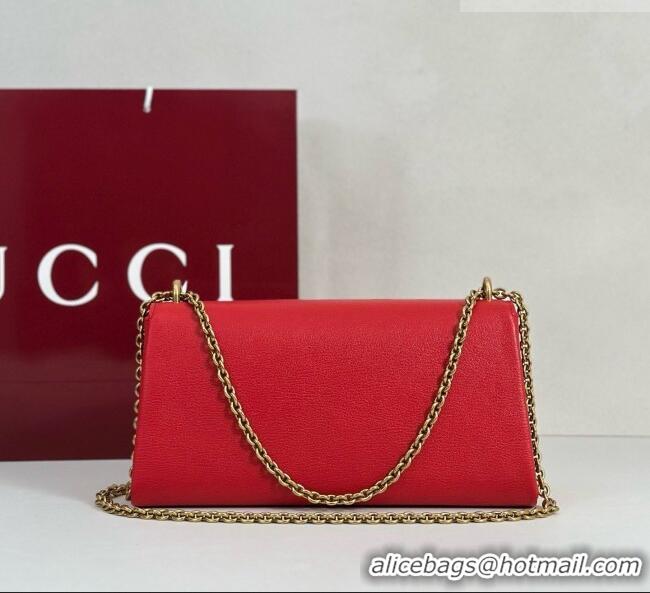 Modern Promotional Gucci Dionysus Medium Shoulder Bag in Red Leather 874735 2026