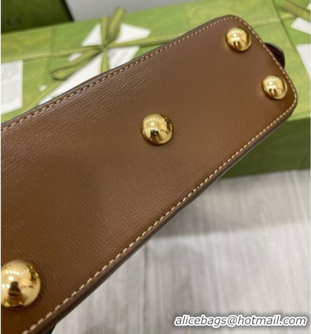 Reasonable Price Gucci GG Supreme Horsebit Mini Bag 640716 Brown 2026
