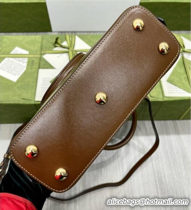 Best Price Gucci GG Supreme Horsebit Small Bag 621220 Brown 2026