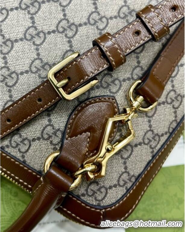 Best Price Gucci GG Supreme Horsebit Small Bag 621220 Brown 2026