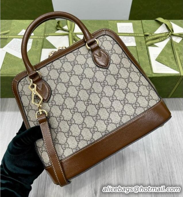 Best Price Gucci GG Supreme Horsebit Small Bag 621220 Brown 2026