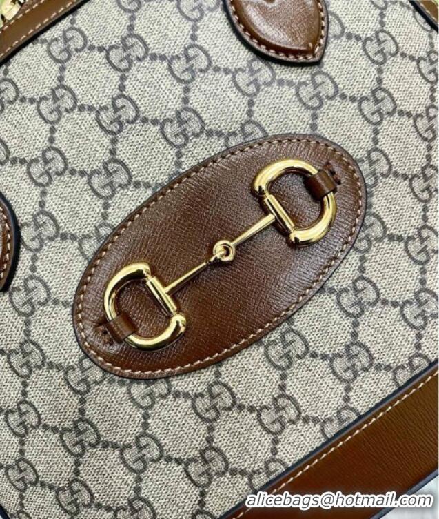Best Price Gucci GG Supreme Horsebit Small Bag 621220 Brown 2026