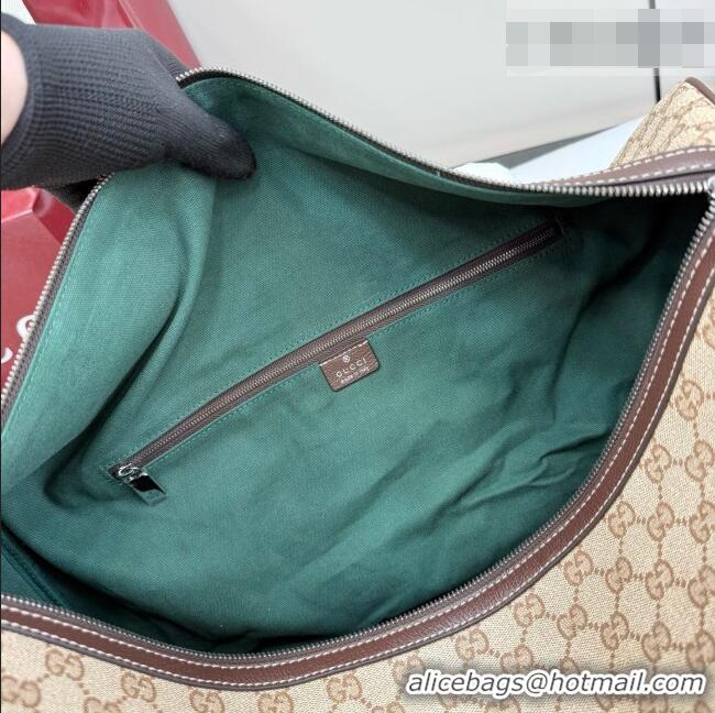 Well Crafted Gucci Medium Duffle Bag with Web A00BC5 Brown 2026