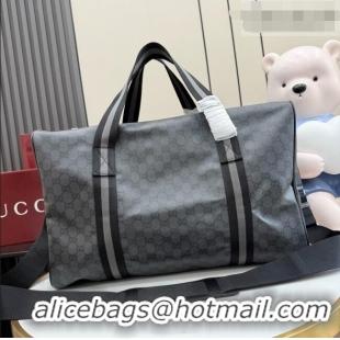 Grade Quality Gucci Medium Duffle Bag with Web A00BC5 Grey 2026