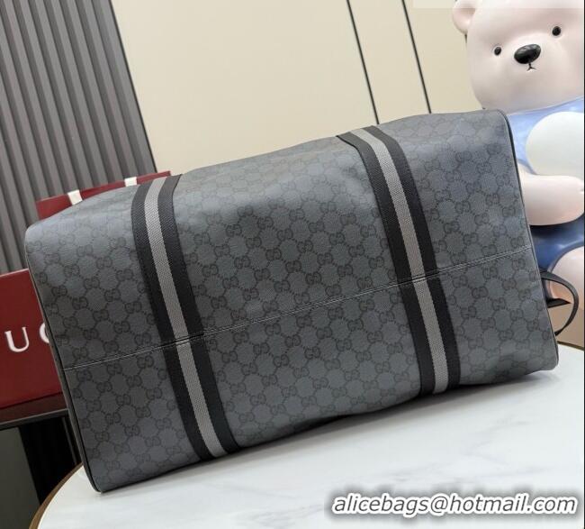 Grade Quality Gucci Medium Duffle Bag with Web A00BC5 Grey 2026