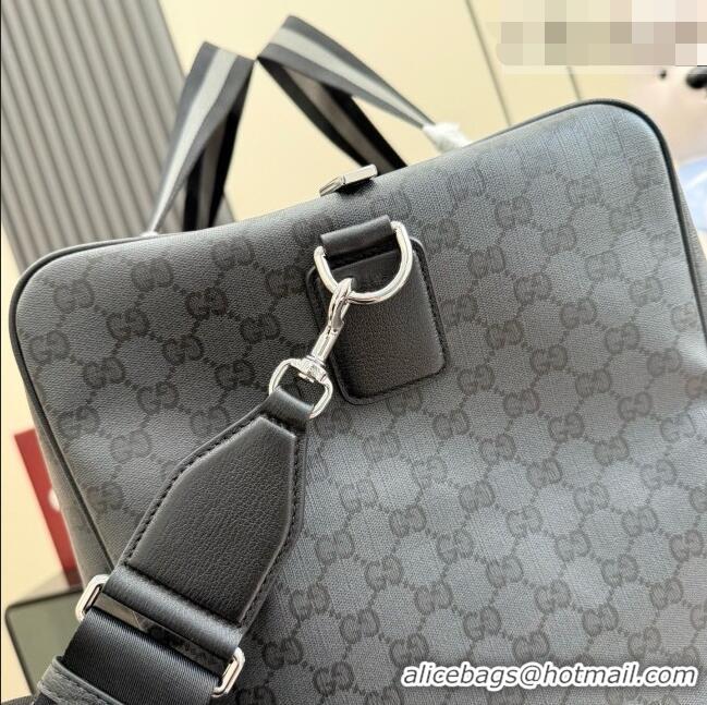 Grade Quality Gucci Medium Duffle Bag with Web A00BC5 Grey 2026