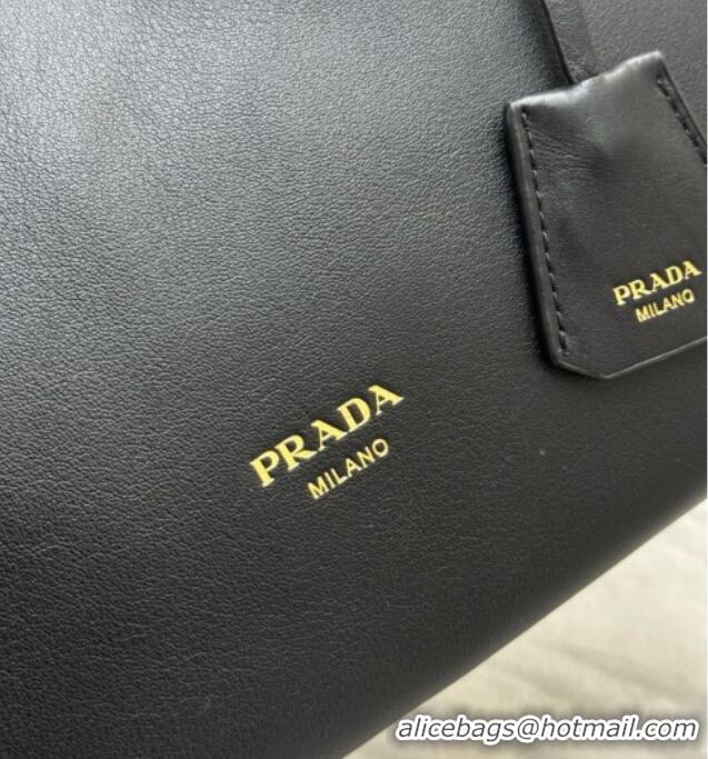 Good Taste Prada Aimée Medium Leather Shoulder Bag 1BC301 Black 2026