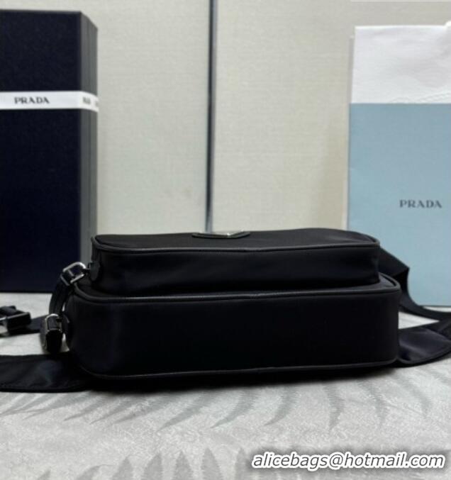 Shop Grade Prada Re-Nylon Belt Bag 1BL010 Black 2026