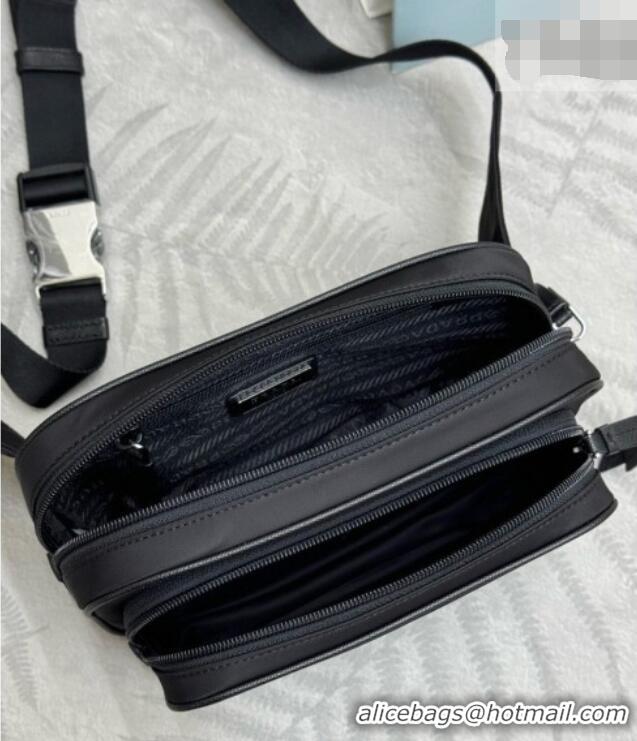 Shop Grade Prada Re-Nylon Belt Bag 1BL010 Black 2026