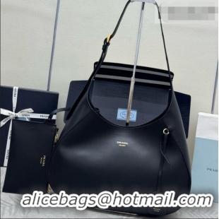 Top Grade Prada Boogie Large Leather Bag Nappa Leather 1BC299 Black 2026