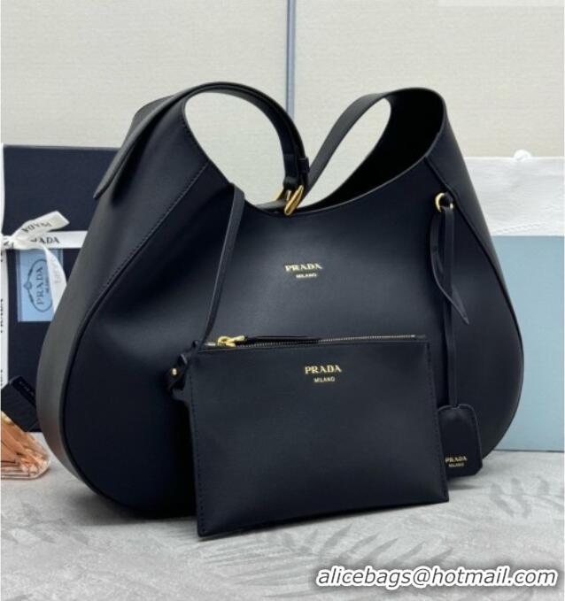 Top Grade Prada Boogie Large Leather Bag Nappa Leather 1BC299 Black 2026