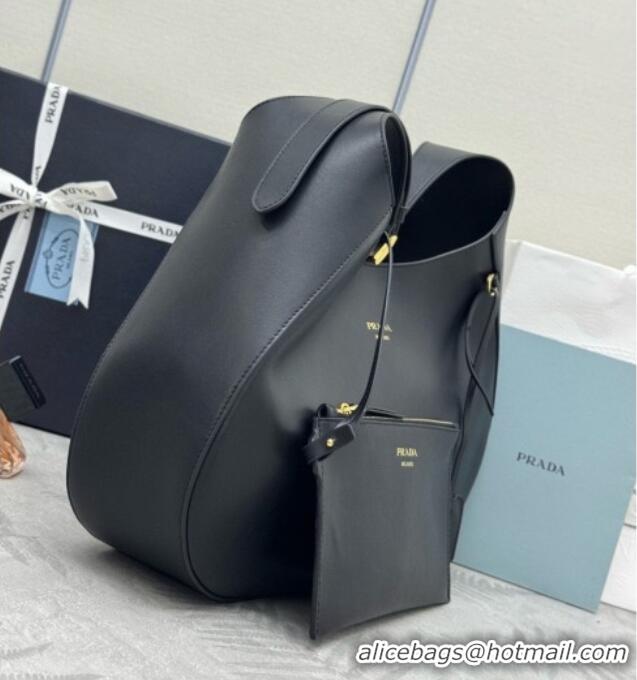 Top Grade Prada Boogie Large Leather Bag Nappa Leather 1BC299 Black 2026