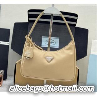 Most Popular Prada Re-Nylon Re-Edition 2000 Mini-bag 1NE515 Beige/Silver 2026