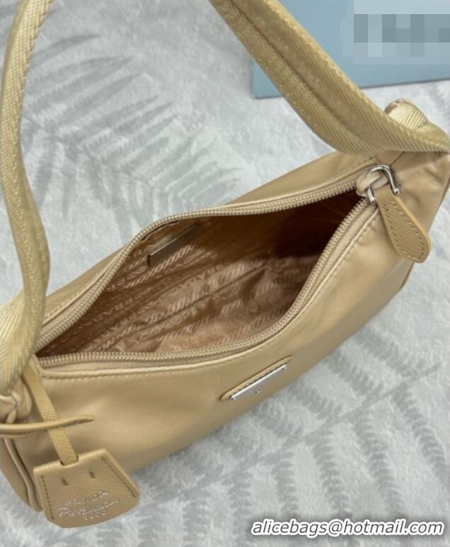 Most Popular Prada Re-Nylon Re-Edition 2000 Mini-bag 1NE515 Beige/Silver 2026