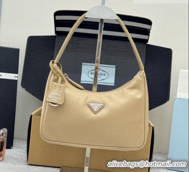 Most Popular Prada Re-Nylon Re-Edition 2000 Mini-bag 1NE515 Beige/Silver 2026
