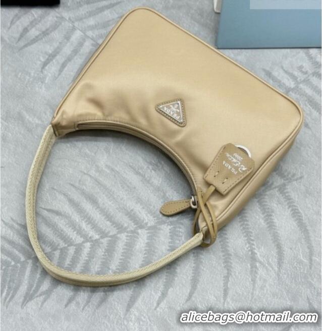 Most Popular Prada Re-Nylon Re-Edition 2000 Mini-bag 1NE515 Beige/Silver 2026