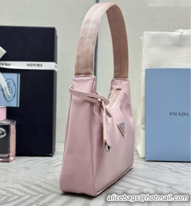 New Design Prada Re-Nylon Re-Edition 2000 Mini-bag 1NE515 Pink/Silver 2026