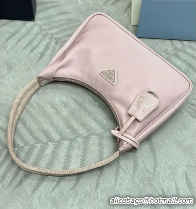 New Design Prada Re-Nylon Re-Edition 2000 Mini-bag 1NE515 Pink/Silver 2026