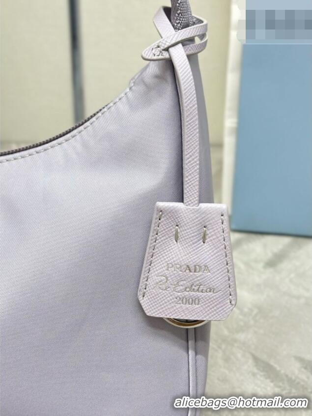 Shop Promotional Prada Re-Nylon Re-Edition 2000 Mini-bag 1NE515 Light Purple/Silver 2026