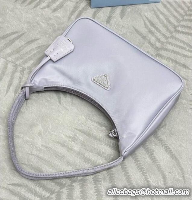 Shop Promotional Prada Re-Nylon Re-Edition 2000 Mini-bag 1NE515 Light Purple/Silver 2026