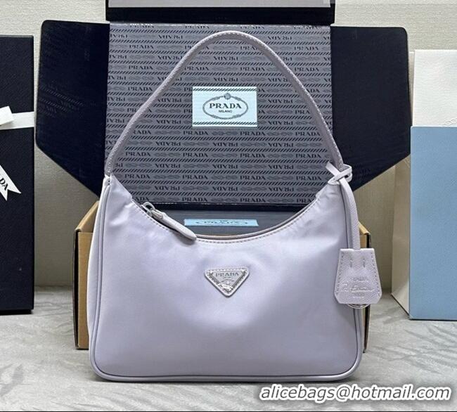 Shop Promotional Prada Re-Nylon Re-Edition 2000 Mini-bag 1NE515 Light Purple/Silver 2026
