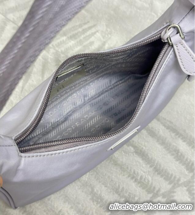 Shop Promotional Prada Re-Nylon Re-Edition 2000 Mini-bag 1NE515 Light Purple/Silver 2026