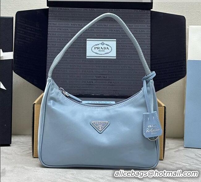 Best Product Prada Re-Nylon Re-Edition 2000 Mini-bag 1NE515 Blue/Silver 2026