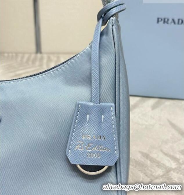 Best Product Prada Re-Nylon Re-Edition 2000 Mini-bag 1NE515 Blue/Silver 2026