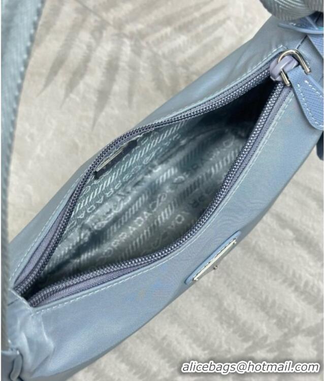 Best Product Prada Re-Nylon Re-Edition 2000 Mini-bag 1NE515 Blue/Silver 2026