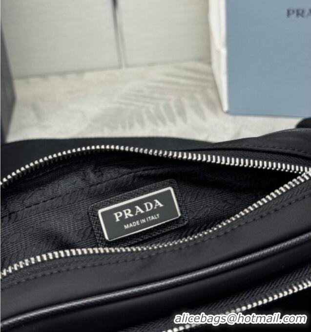 Best Quality Prada Re-Nylon Mini Shoulder Bag 1BH226 Black 2026