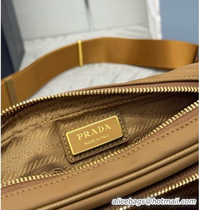 Buy Discount Prada Re-Nylon Mini Shoulder Bag 1BH226 Brown 2026