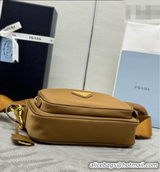 Buy Discount Prada Re-Nylon Mini Shoulder Bag 1BH226 Brown 2026