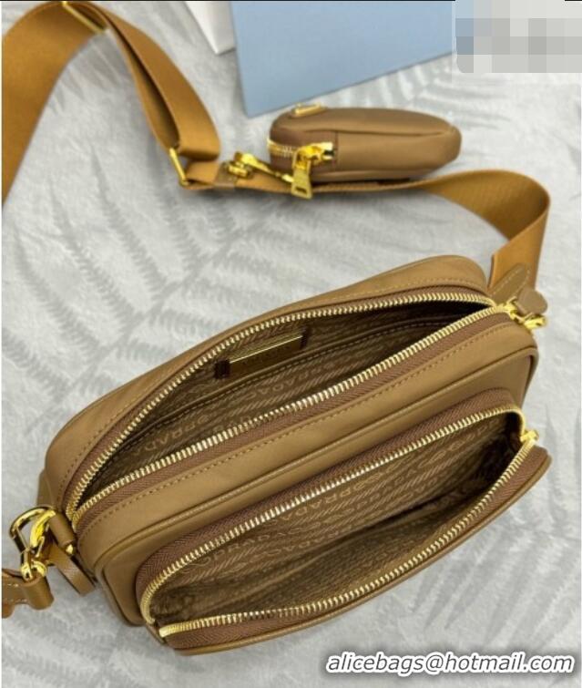 Buy Discount Prada Re-Nylon Mini Shoulder Bag 1BH226 Brown 2026