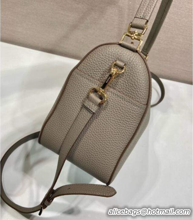 Market Sells Prada Medium Leather Shoulder Bag in Grained Calfskin 1BC283 Grey 2026