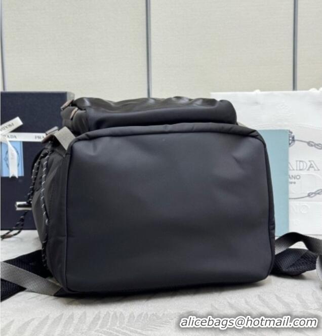 Best Price Prada Speedrock Re-Nylon and Leather Backpack 2VZ123 Black 2026