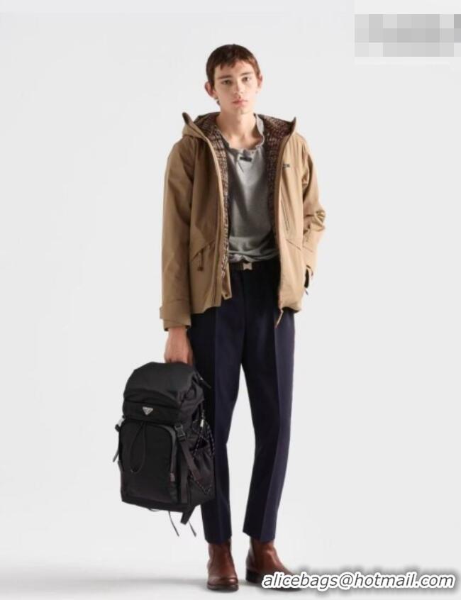 Best Price Prada Speedrock Re-Nylon and Leather Backpack 2VZ123 Black 2026