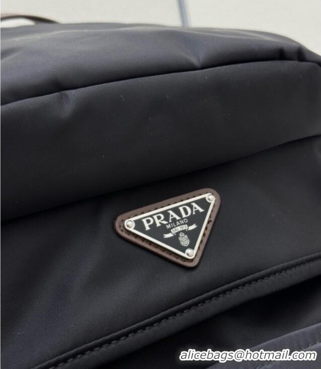 Best Price Prada Speedrock Re-Nylon and Leather Backpack 2VZ123 Black 2026