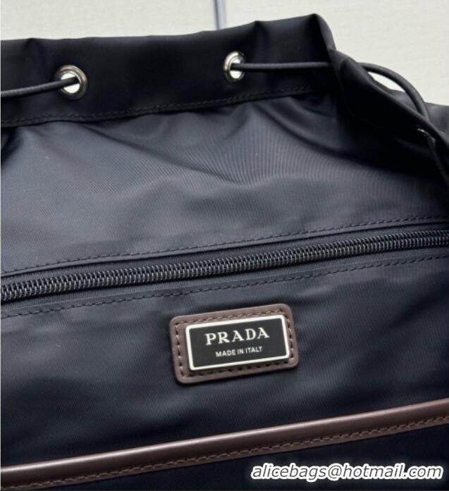 Best Price Prada Speedrock Re-Nylon and Leather Backpack 2VZ123 Black 2026