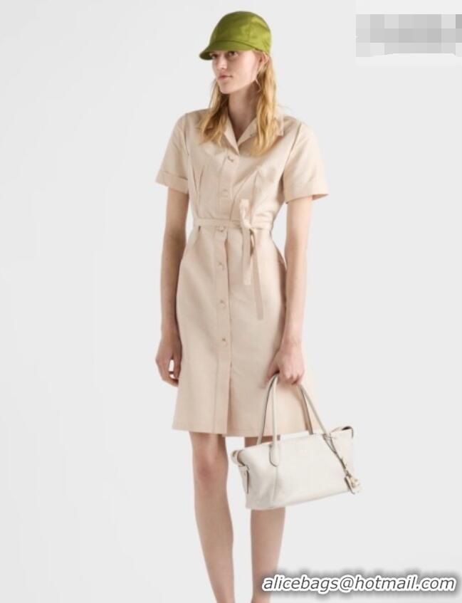 Market Sells Prada Ouvert Large Leather Tote Bag 1BG661 White 2026