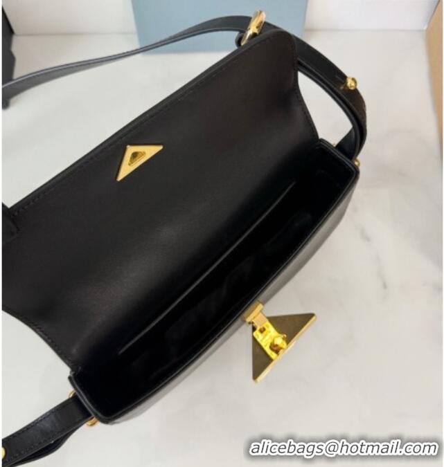 Classic Wholesale Spot Bulk Prada Smooth Calfskin Shoulder Bag 1BD339 Black 2026