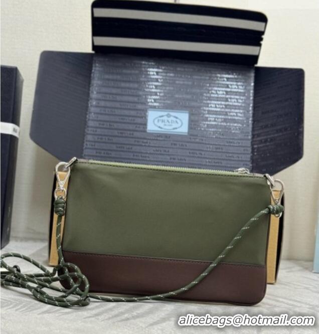 New Fashion Prada Speedrock Re-Nylon Smartphone Case 2ZT073 Green 2026