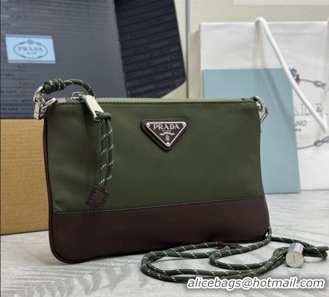 New Fashion Prada Speedrock Re-Nylon Smartphone Case 2ZT073 Green 2026