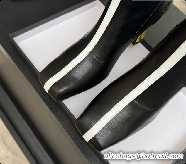 Classic Hot Chanel Short Boots in Smooth Calfskin 8.5cm Heel CH090959 Black 2026